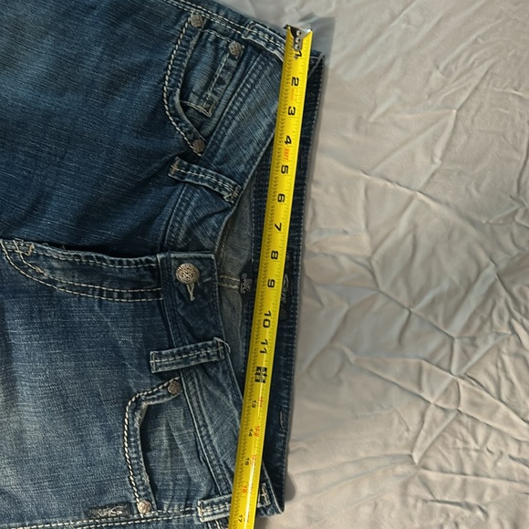 SILVER Suki Surplus bootcut distressed blue jeans - Picture 8 of 10